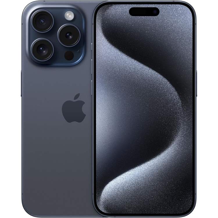 Apple Apple iPhone 15 Pro 256 GB - Titanio blu (Ricondizionato)