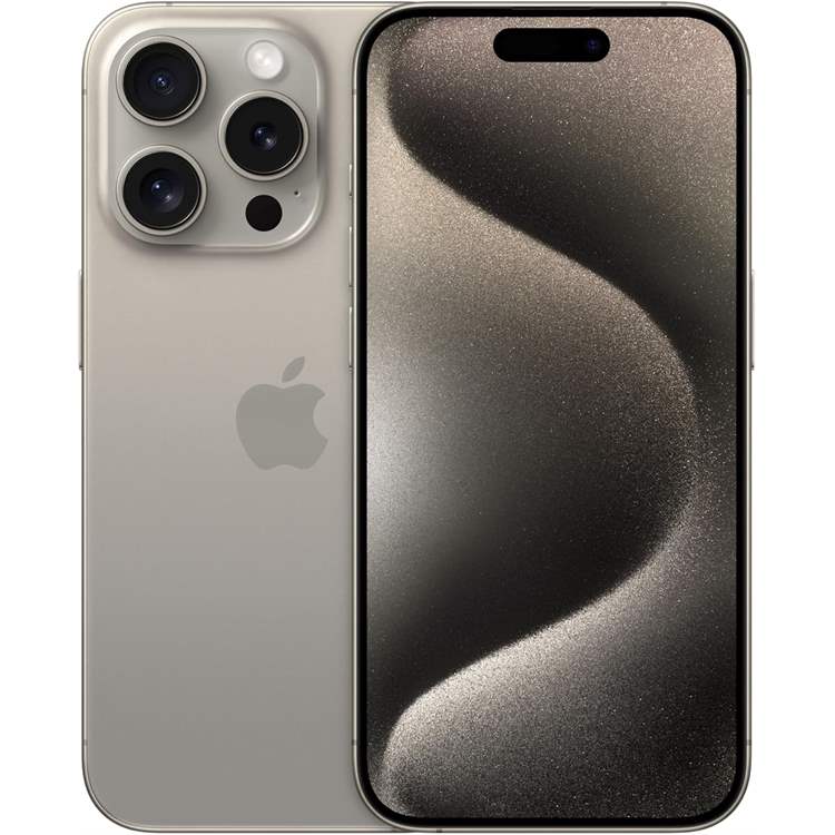 Apple Apple iPhone 15 Pro 256 GB - Titanio naturale (Ricondizionato)